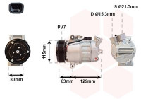 Compresor de aire acondicionado -05 2.0 Dci