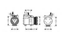 COMPRESOR DE AIRE ACONDICIONADO 1.3 / 1.5
