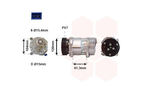 COMPRESOR DE AIRE ACONDICIONADO 2.8 VR6