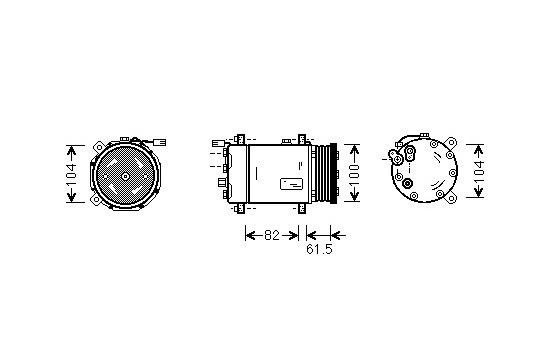 COMPRESOR DE AIRE ACONDICIONADO 98+, Imagen 2