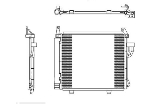 Condensador, aire acondicionado 35992 NRF, Imagen 2