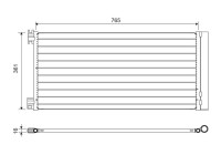 Condensador, aire acondicionado 822637 Valeo