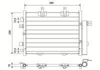 Condensador, aire acondicionado 822753 Valeo
