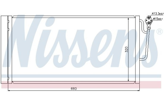 Condensador, aire acondicionado 940118 Nissens, Imagen 2