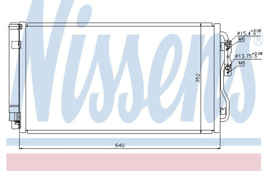 Condensador, aire acondicionado 940236 Nissens, Imagen 2