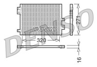 Condensador, aire acondicionado DCN28002 Denso