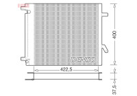 Condensador, aire acondicionado DCN99000 Denso
