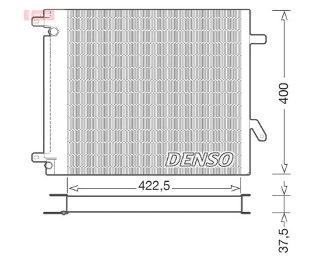 Condensador, aire acondicionado DCN99000 Denso