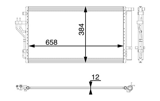 Condensador, aire acondicionado