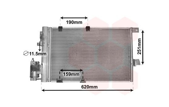Condensador de aire acondicionado 2.0 Diésel/Benz 1.6/1.8/2.0 -02 37005251 International Radiators, Imagen 2