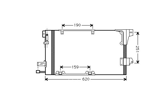 Condensador de aire acondicionado 2.0 Diésel/Benz 1.6/1.8/2.0 -02 37005251 International Radiators