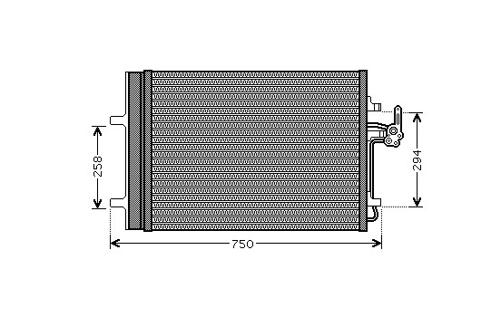 Condensador del aire acondicionado 18005427 International Radiators Plus, Imagen 2