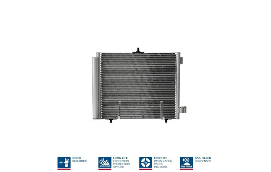 Condensador, aire acondicionado 94595 Nissens, Imagen 3
