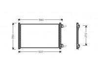 Condensador de aire acondicionado 1.8 16v 17005214 International Radiators