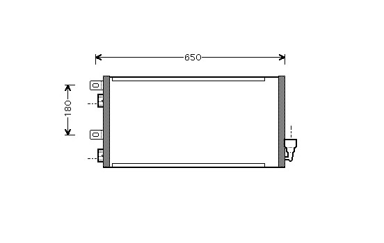 Condensador de aire acondicionado no apto para diésel 06005256 International Radiators, Imagen 2
