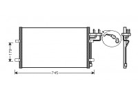 Condensador del aire acondicionado 18005367 International Radiators Plus