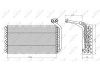 Evaporador, aire acondicionado 36136 NRF