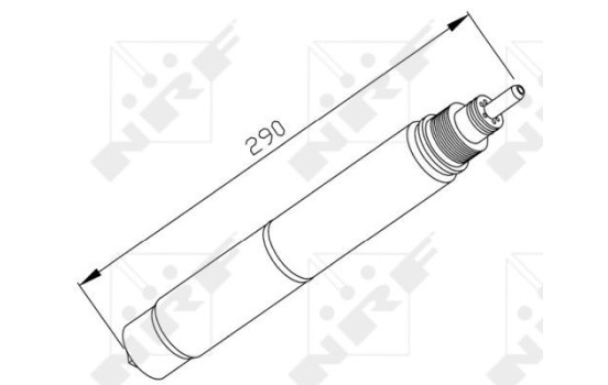 Secadora, aire acondicionado 33197 NRF, Imagen 2