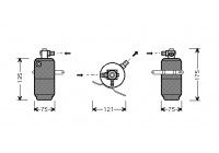 SECADORA MB SLK W170 96-
