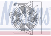 Ventilador, condensador de aire acondicionado