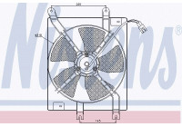 Ventilador, condensador de aire acondicionado