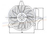Ventilador, condensador de aire acondicionado