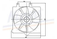 Ventilador, condensador de aire acondicionado