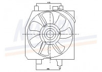 Ventilador, condensador de aire acondicionado