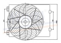 Ventilador, condensador de aire acondicionado