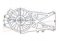 Ventilador, condensador de aire acondicionado