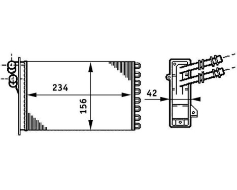 Radiador de calefacción, calefacción interior