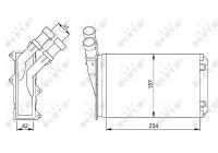 Radiador de calefacción, calefacción interior