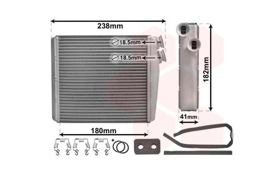 RADIADOR DE CALEFACCIÓN V70/XC70/S80/FREELINKS desde '06, Imagen 2