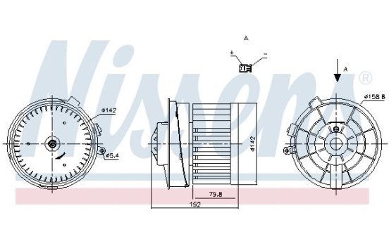 Ventilación interior 87721 Nissens, Imagen 5