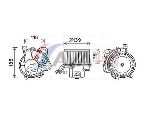 ventilador de estufa FT8433 Ava Quality Cooling