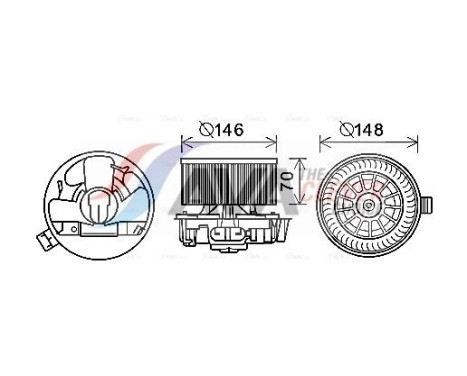 ventilador de estufa RT8579 Ava Quality Cooling