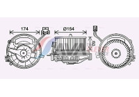 ventilador de estufa VN8399 Ava Quality Cooling