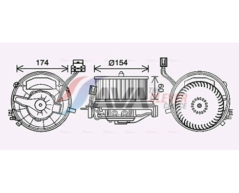 ventilador de estufa VN8399 Ava Quality Cooling