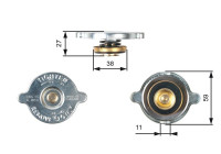 Tapa del radiador RC116 Gates