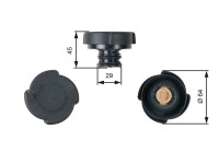 Tapa del radiador RC204 Gates