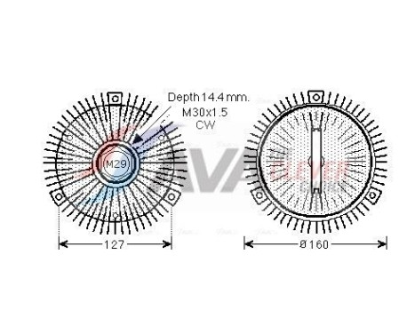 Embrague, ventilador del radiador