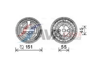 Embrague, ventilador del radiador