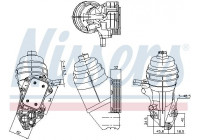 Enfriador de aceite, aceite de motor 91320 Nissens