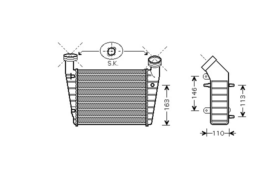 INTERCOOLER 1.9 TDi 58004238 International Radiators Plus, Imagen 2