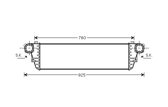 INTERCOOLER 2.0 Kompr -02 30004297 International Radiators, Imagen 2