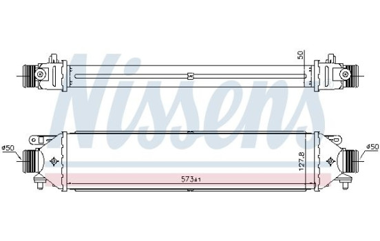 Intercooler 961464 Nissens, Imagen 2