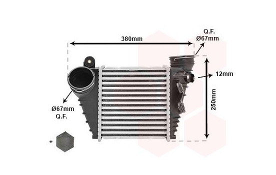 INTERCOOLER desde el '00 03004200 International Radiators Plus