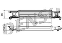 Intercooler DIT01001 Denso