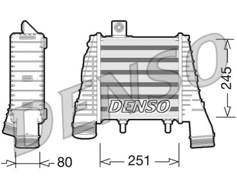 Intercooler DIT02008 Denso