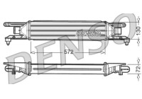 Intercooler DIT09105 Denso